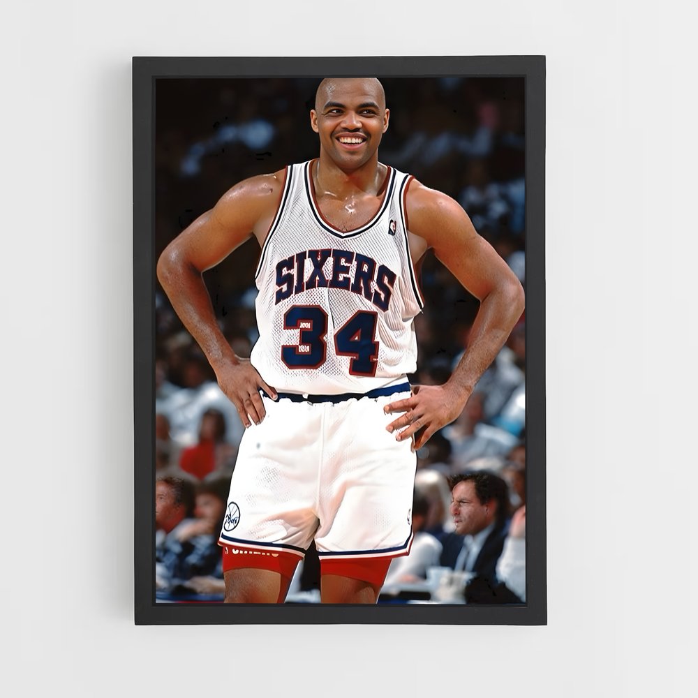 Poster Charles barkley – affiche Basketball (vue 2)
